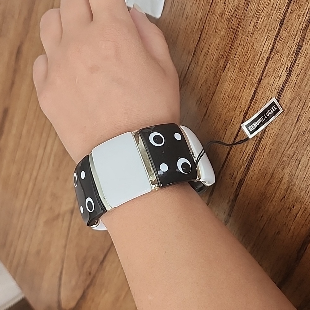 Genuine Lucite Bracelet,  gorgeous!